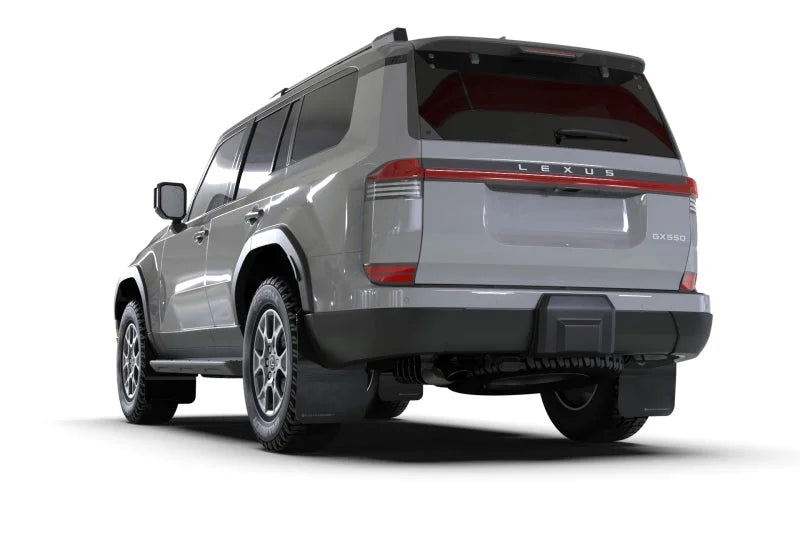 Rally Armor Luxury Black UR Mud Flap - Metallic Black Logo fits 2024-2025 Lexus GX 550 - Additional View 7