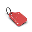 Load image into Gallery viewer, Rally Armor Mini UR Mud Flap Keychain - Red w/ White Logo