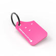 Load image into Gallery viewer, Rally Armor Pink Key Chain White Logo