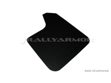 Load image into Gallery viewer, Rally Armor Universal Basic Mud Flap w/ Red Logo - Pair - Side View