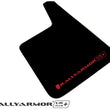 Load image into Gallery viewer, Rally Armor Universal Black UR Plus Mud Flap  w/ Metallic Black Logo - Pair - Side View