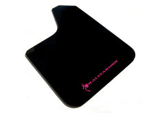 Load image into Gallery viewer, Rally Armor Universal Fit (No Hardware) Basic Black Mud Flap w/ Pink Logo - Main Product View