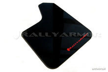 Load image into Gallery viewer, Rally Armor Universal Fit (No Hardware) Black UR Mud Flap w/ Blue Logo - Side View