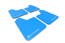 Load image into Gallery viewer, Rally Armor Universal Fit (No Hardware) Blue UR Mud Flap White Logo - Main Product View