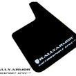 Load image into Gallery viewer, Rally Armor Universal Fit (No Hardware) Motorsport Spec Black UR Mud Flap w/ White Logo - Main Product View