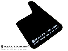 Load image into Gallery viewer, Rally Armor Universal Motorsport Spec Black UR Mud Flap Metallic Black Logo - Side View