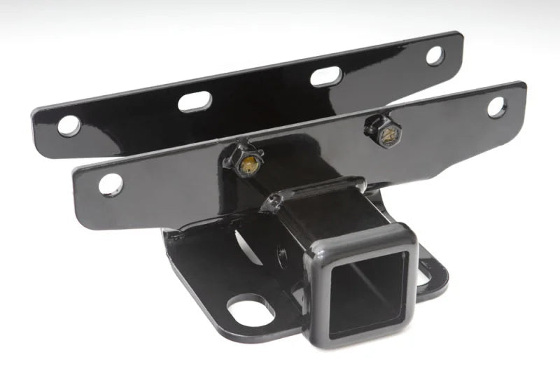 Rampage 07-18 Jeep Wrangler(JK) / 18-19 Wrangler(JL) Trailer Hitch - Black - Side View