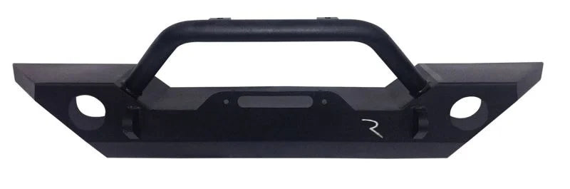 Rampage 07-22 Jeep Wrangler JL/JK & 20-22 Gladiator JT Rock Rage Front Bumper - Black - Main Product View