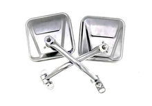 Load image into Gallery viewer, Rampage 1955-1983 Jeep CJ5 Side Mirrors - Stainless - Main Product View