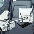Load image into Gallery viewer, Rampage 1955-1983 Jeep CJ5 Side Mirrors - Stainless - Side View
