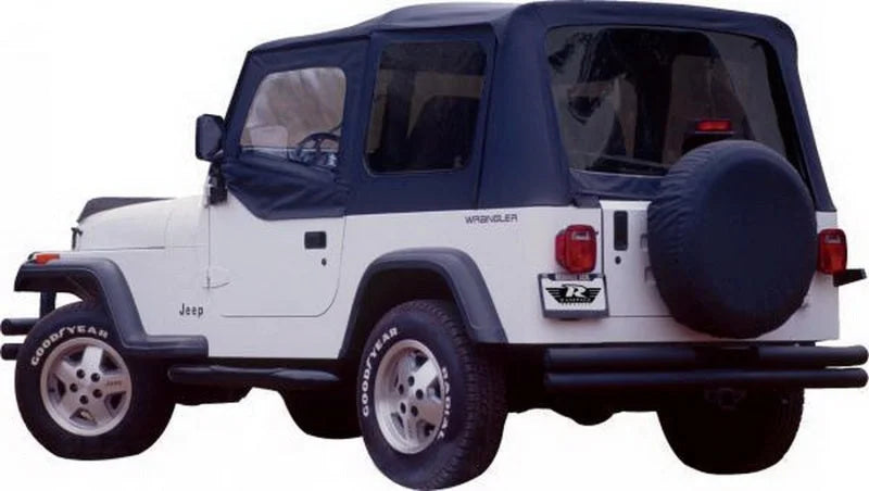 Rampage 1976-1983 Jeep CJ5 Complete Top - Black Denim - Main Product View