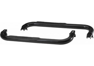 Rampage 1987-1995 Jeep Wrangler(YJ) 3 Inch Round Nerf Bar - Black - Main Product View