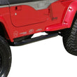 Load image into Gallery viewer, Rampage 1987-1995 Jeep Wrangler(YJ) 3 Inch Round Nerf Bar - Black - Side View
