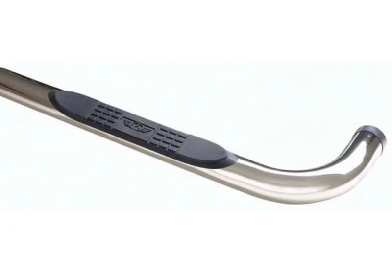 Rampage 1987-1995 Jeep Wrangler(YJ) 3 Inch Round Nerf Bar - Polished - Main Product View