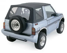 Load image into Gallery viewer, Rampage 1988-1994 Geo Tracker Soft Top OEM Replacement - Black Denim - Back View