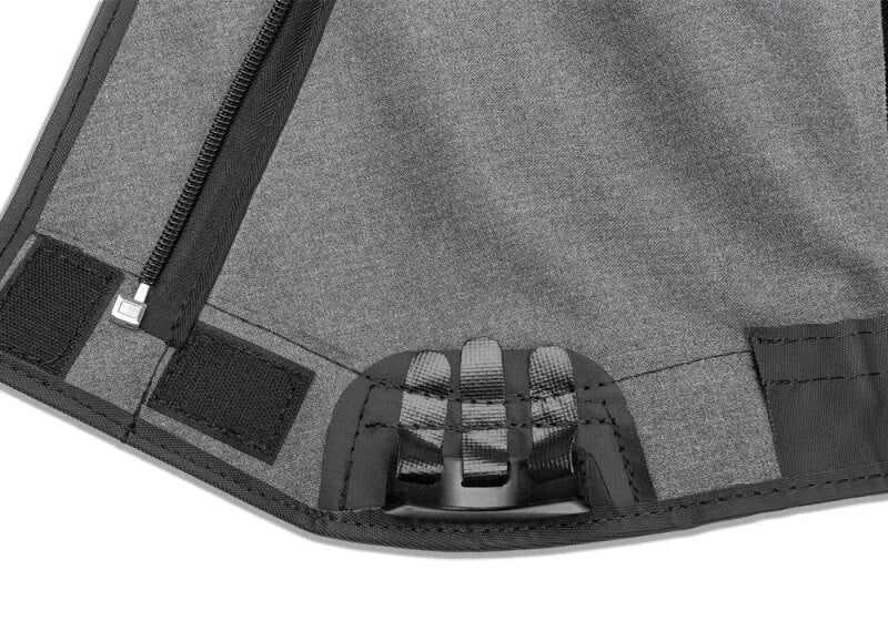 Rampage 1988-1994 Geo Tracker Soft Top OEM Replacement - Black Denim - Installation View