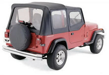 Load image into Gallery viewer, Rampage 1988-1995 Jeep Wrangler(YJ) OEM Replacement Top - Black Denim - Back View