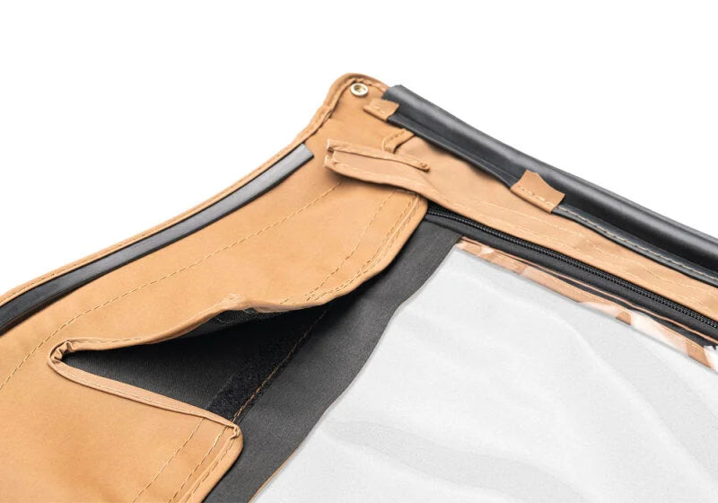 Rampage 1988-1995 Jeep Wrangler(YJ) OEM Replacement Top - Spice - Installation View
