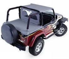 Load image into Gallery viewer, Rampage 1992-1995 Jeep Wrangler(YJ) Cab Soft Top And Tonneau Cover - Black Denim - Side View