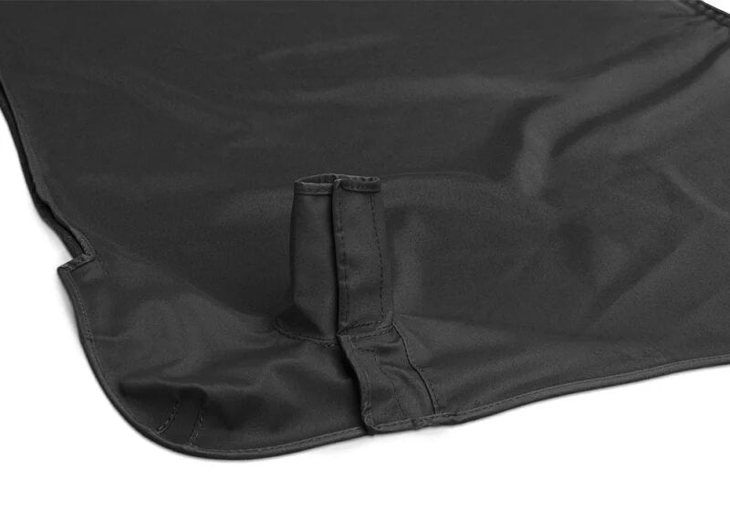 Rampage 1992-1995 Jeep Wrangler(YJ) Cab Soft Top And Tonneau Cover - Black Denim - Installation View