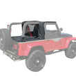 Load image into Gallery viewer, Rampage 1997-2002 Jeep Wrangler(TJ) Cab Soft Top And Tonneau Cover - Black Denim - Side View