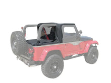 Load image into Gallery viewer, Rampage 1997-2002 Jeep Wrangler(TJ) Cab Soft Top And Tonneau Cover - Black Denim - Side View