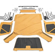 Load image into Gallery viewer, Rampage 1997-2006 Jeep Wrangler(TJ) Complete Top - Spice Denim - Main Product View