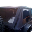 Load image into Gallery viewer, Rampage 1997-2006 Jeep Wrangler(TJ) Excludes LJ Unlimited Frameless Soft Top Kit - Black Diamond - Side View