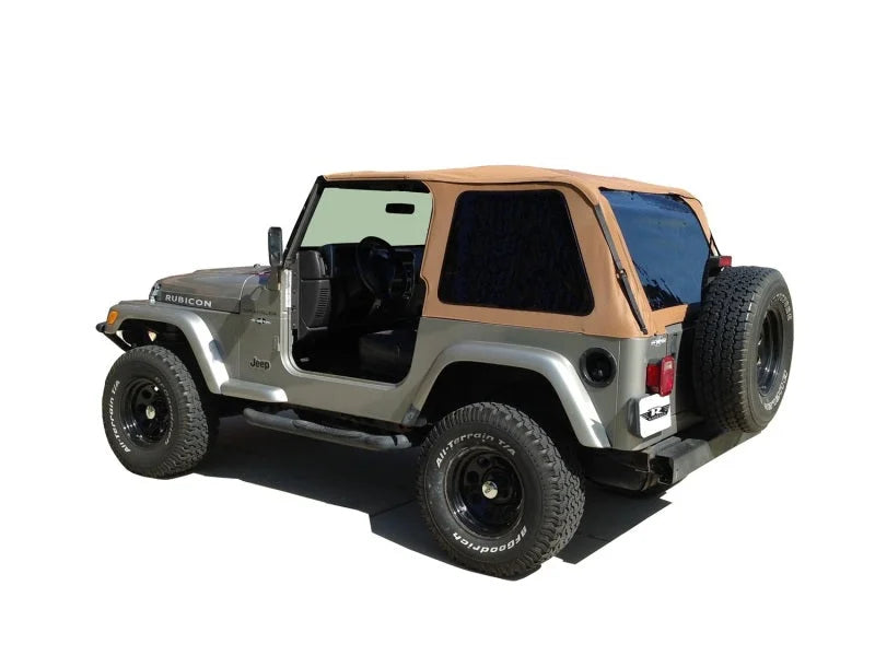 Rampage 1997-2006 Jeep Wrangler(TJ) Frameless Soft Top Kit - Spice - Side View