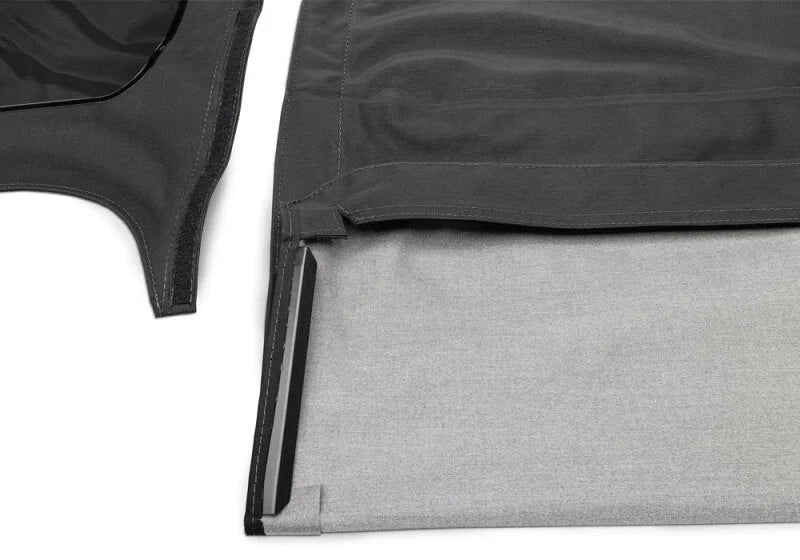 Rampage 1997-2006 Jeep Wrangler(TJ) OEM Replacement Top - Black Diamond - Installation View