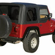 Load image into Gallery viewer, Rampage 1997-2006 Jeep Wrangler(TJ) OEM Replacement Top - Black Diamond - Back View