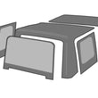 Load image into Gallery viewer, Rampage 1999-2004 Chevy Tracker Soft Top OEM Replacement - Black Diamond - Main Product View