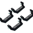 Load image into Gallery viewer, Rampage 1999-2019 Jeep Rock Rail Short Step Universal 4 Piece Set - Black - Main Product View