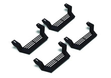Load image into Gallery viewer, Rampage 1999-2019 Jeep Rock Rail Short Step Universal 4 Piece Set - Black - Main Product View