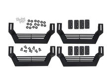 Load image into Gallery viewer, Rampage 1999-2019 Jeep Rock Rail Short Step Universal 4 Piece Set - Black - Detail View