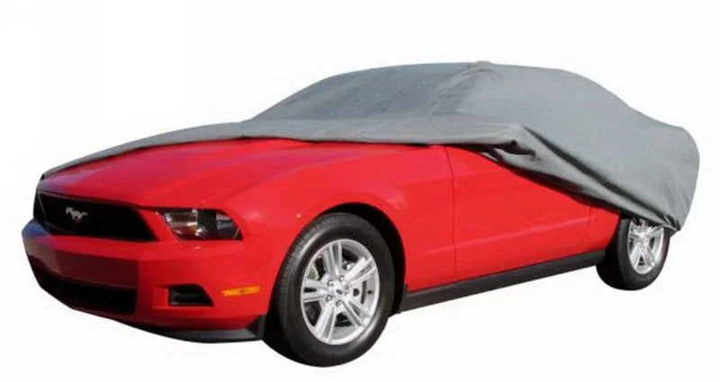 Rampage 1999-2019 Universal Easyfit Car Cover 4 Layer - Grey - Back View