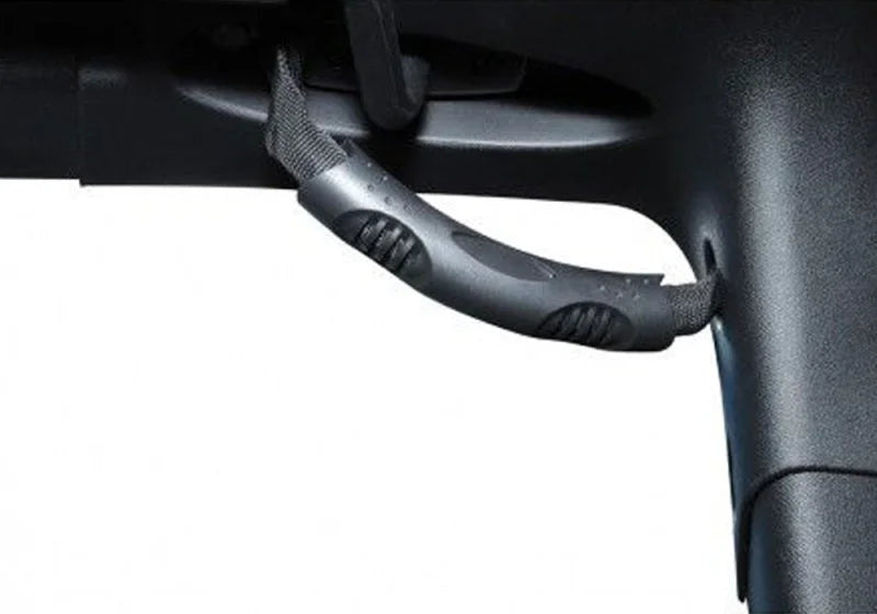 Rampage 1999-2019 Universal Multi-Use Grab Handles - Black - Back View