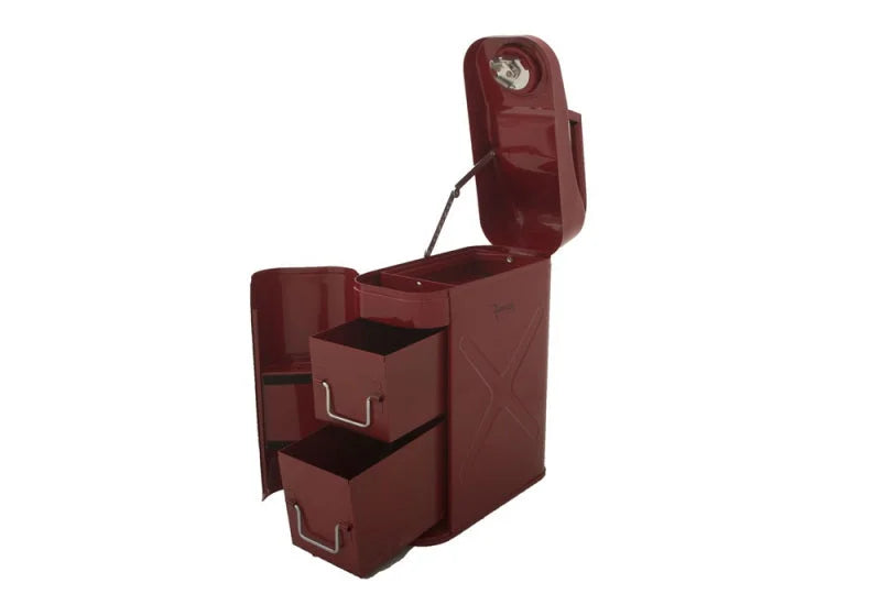 Rampage 1999-2019 Universal Trail Can Utility/Tool Box - Red - Main Product View