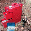 Load image into Gallery viewer, Rampage 1999-2019 Universal Trail Can Utility/Tool Box - Red - Side View