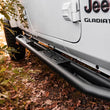 Load image into Gallery viewer, Rampage 20-22 Jeep Gladiator SRS Sidebar Rock Crawler Steps - Black - Installation View