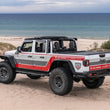 Load image into Gallery viewer, Rampage 20-22 Jeep Gladiator Trailview Fastback - Black Diamond - Back View
