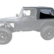 Load image into Gallery viewer, Rampage 2004-2006 Jeep Wrangler(TJ) LJ Unlimited Frameless Soft Top Kit - Black Diamond - Main Product View