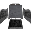 Load image into Gallery viewer, Rampage 2004-2006 Jeep Wrangler(TJ) LJ Unlimited Frameless Soft Top Kit - Black Diamond - Side View