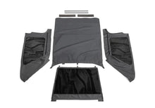 Load image into Gallery viewer, Rampage 2004-2006 Jeep Wrangler(TJ) LJ Unlimited Frameless Soft Top Kit - Black Diamond - Side View