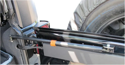 Rampage Rear Door Heavy Duty Gas Strut - Black fits 2007-2010 Jeep...