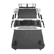 Load image into Gallery viewer, Rampage 2007-2018 Jeep Wrangler(JK) 2-Door Trailview Tonneau Top - Black Diamond - Main Product View
