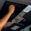 Load image into Gallery viewer, Rampage 2007-2018 Jeep Wrangler(JK) 2-Door Trailview Tonneau Top - Black Diamond - Back View