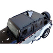 Load image into Gallery viewer, Rampage 2007-2018 Jeep Wrangler(JK) Combo Sun Brief/Safari Top - Black Diamond - Main Product View