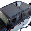 Load image into Gallery viewer, Rampage 2007-2018 Jeep Wrangler(JK) Combo Sun Brief/Safari Top - Black Diamond - Side View