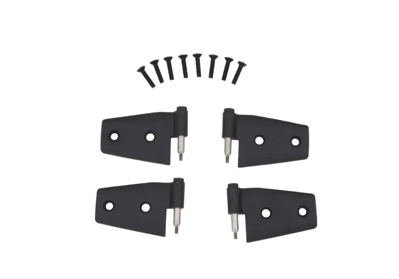 Rampage 2007-2018 Jeep Wrangler(JK) Door Hinges - Black - Main Product View